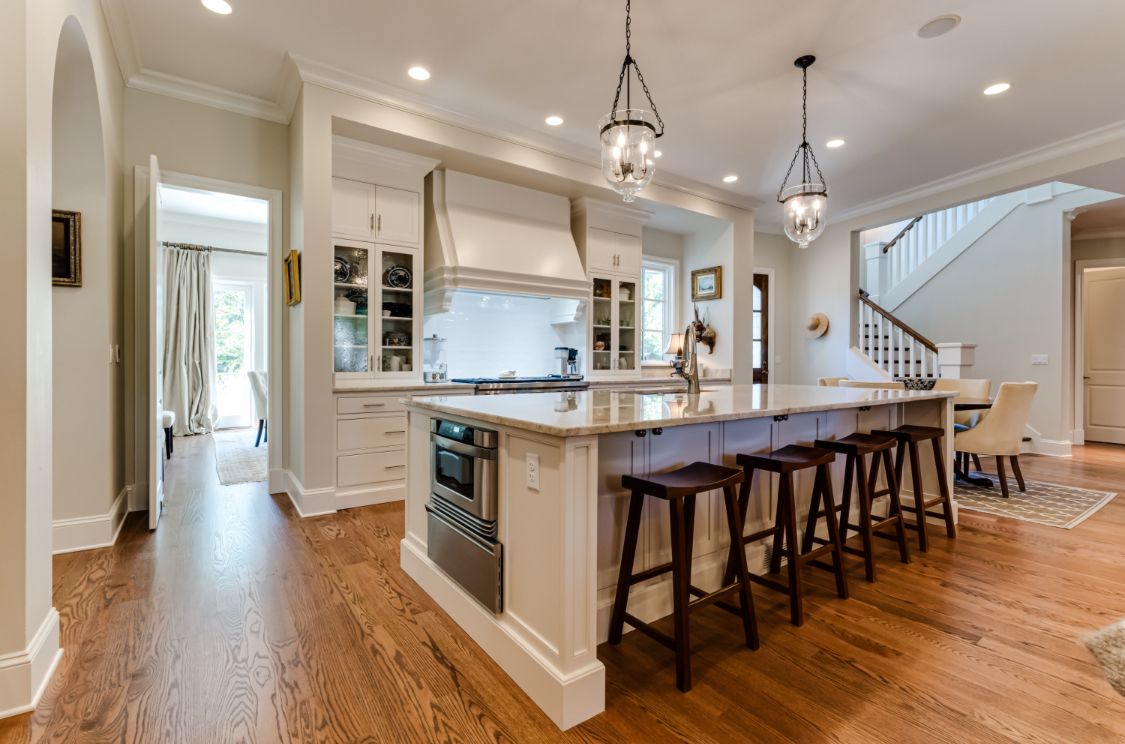 Completed kitchen restoration and remodeling work